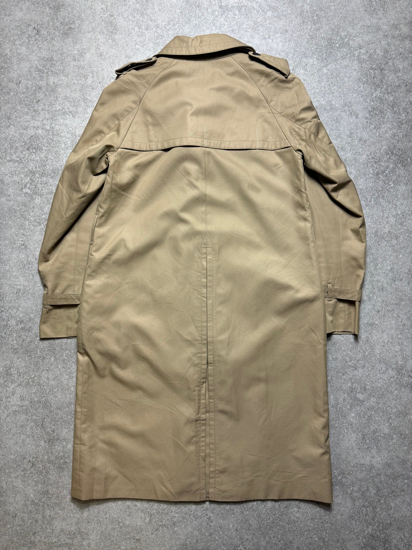 Aquascutum Beige Double-Brested Trench