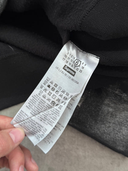 Supreme x Maison Margiela Black Hoodie (SD177). FA276 | Extra Large, Multicoloured