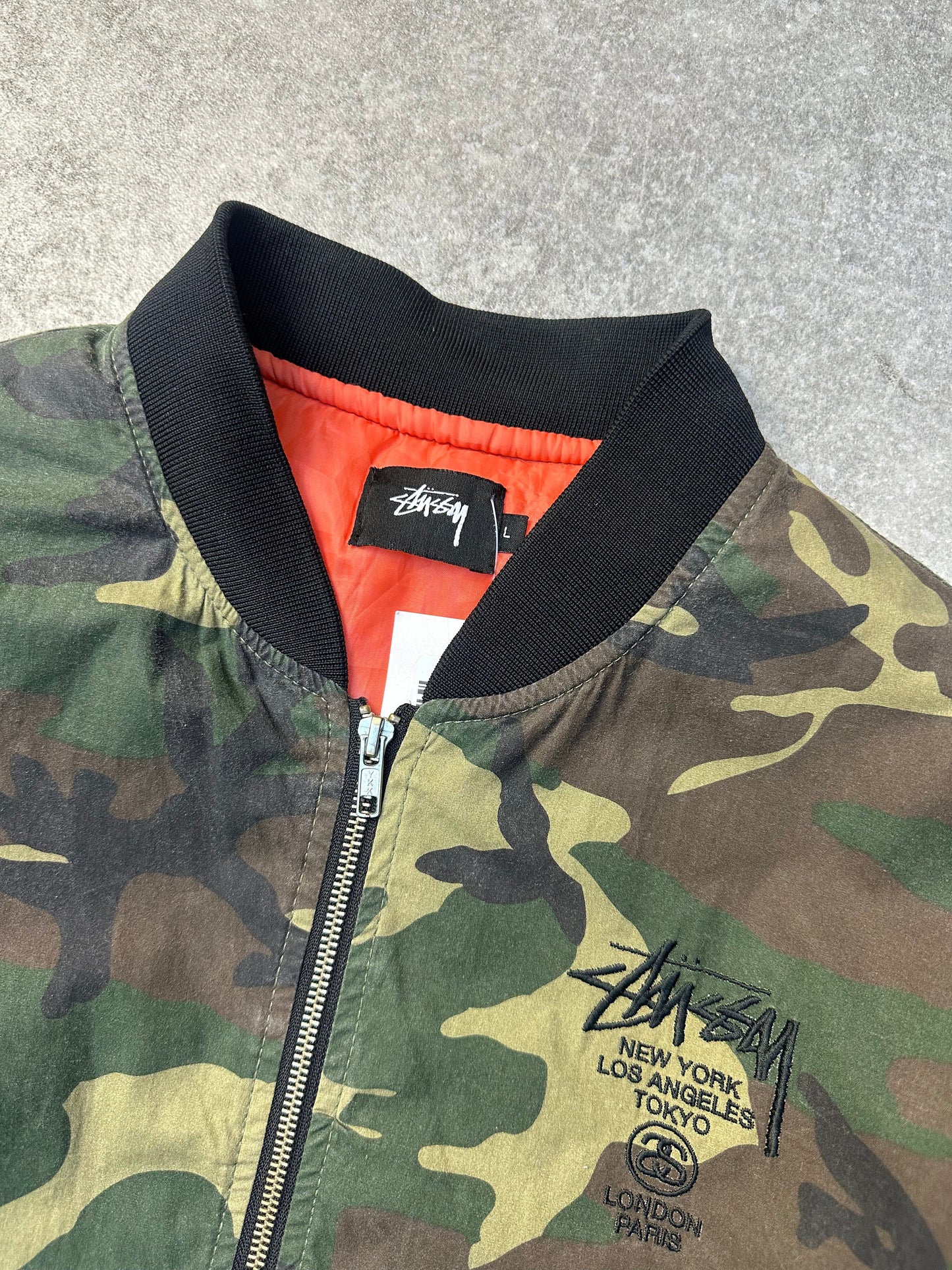 Stussy Camo Print Jacket