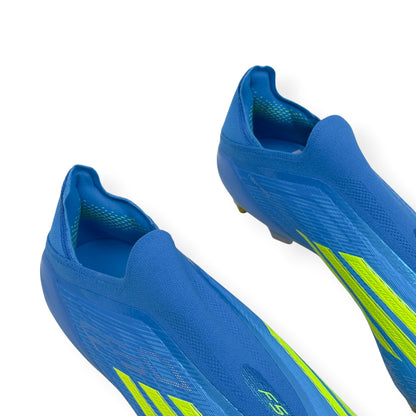 ADIDAS F50 ELITE LL SG FOOTBALL BOOTS BLUE / YELLOW UK10.5 | UK 10.5, Blue