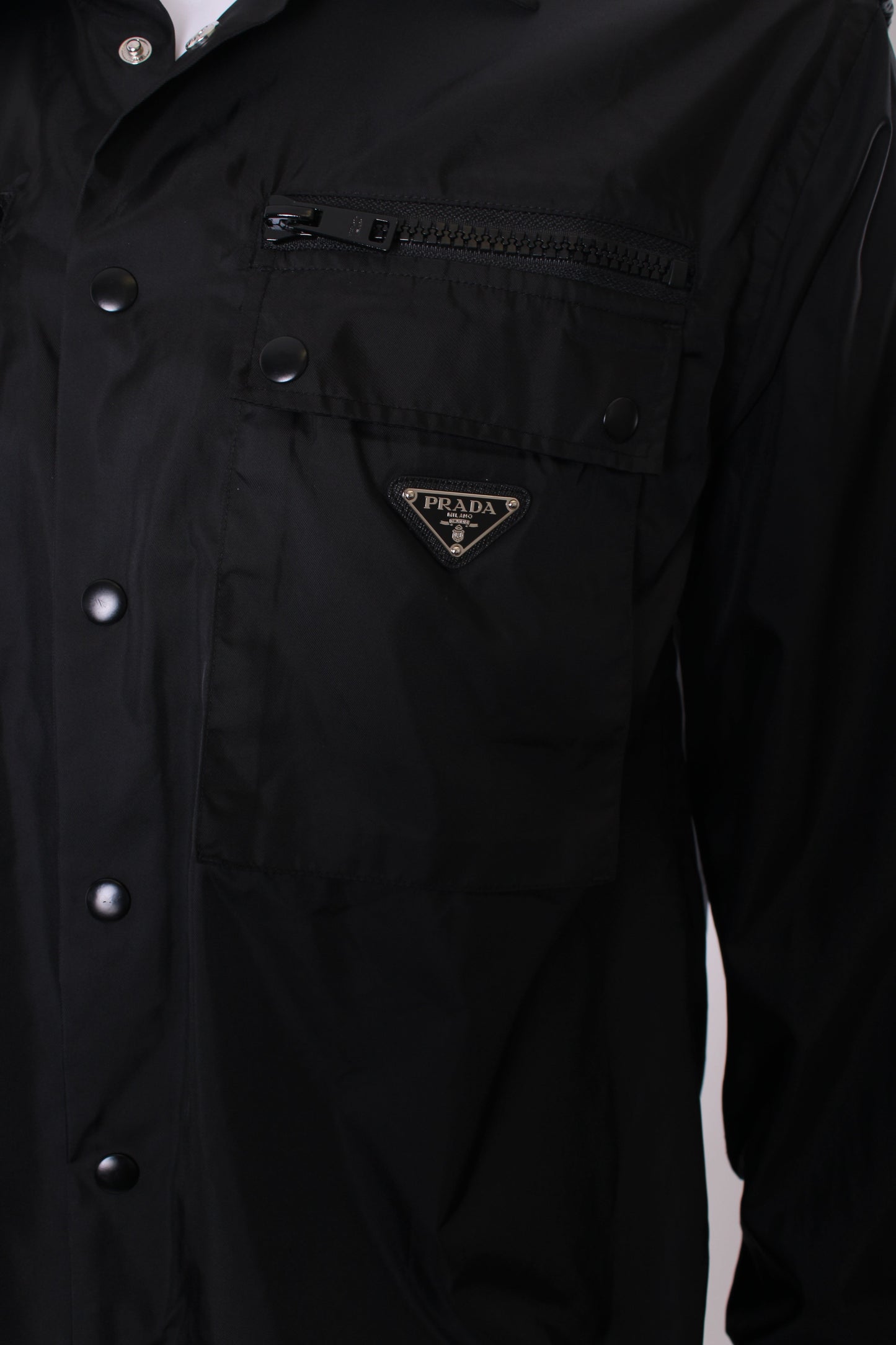 Prada Re-Nylon Safari Jacket Black S | Small, Black