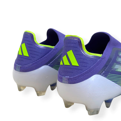 ADIDAS F50 ELITE LL FG FOOTBALL BOOTS PURPLE / GREEN UK10.5 | UK 10.5, Green