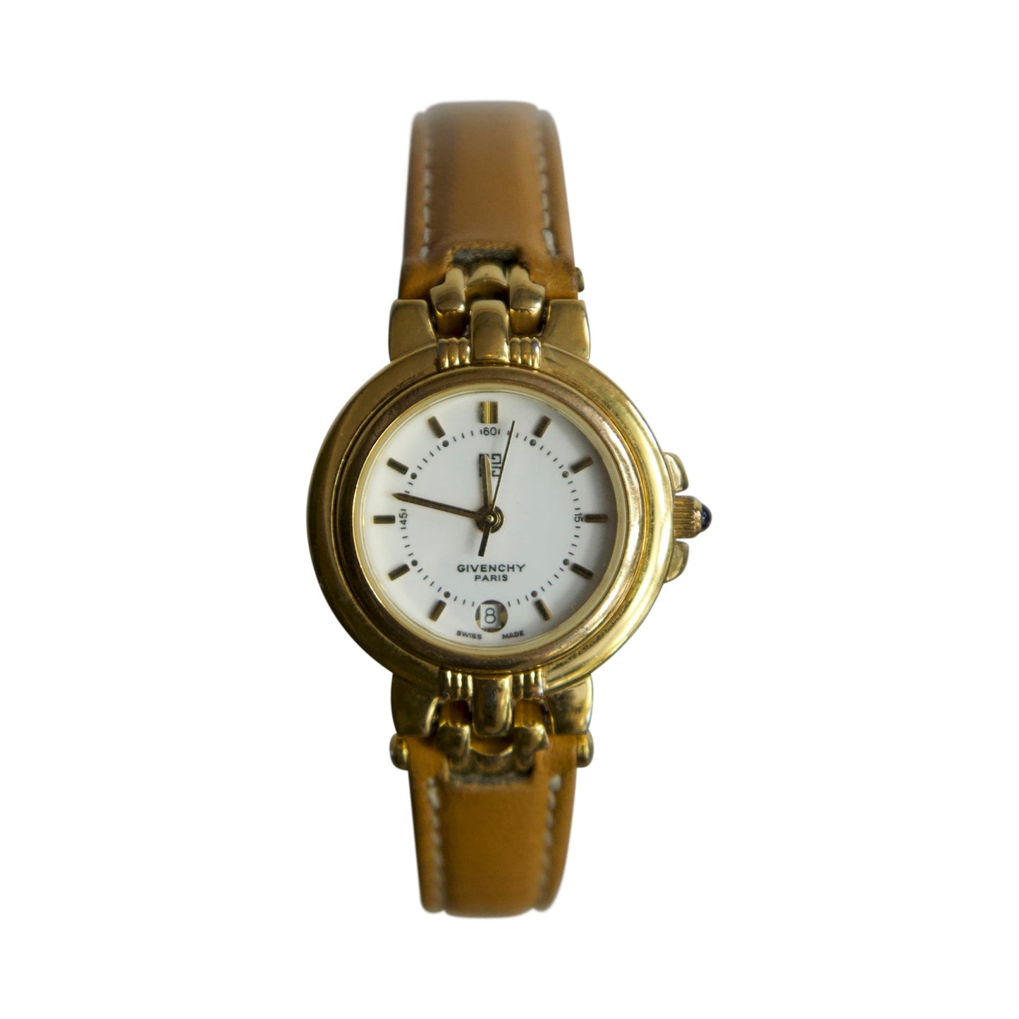 Givenchy Chenonceaux Leather Strap Watch