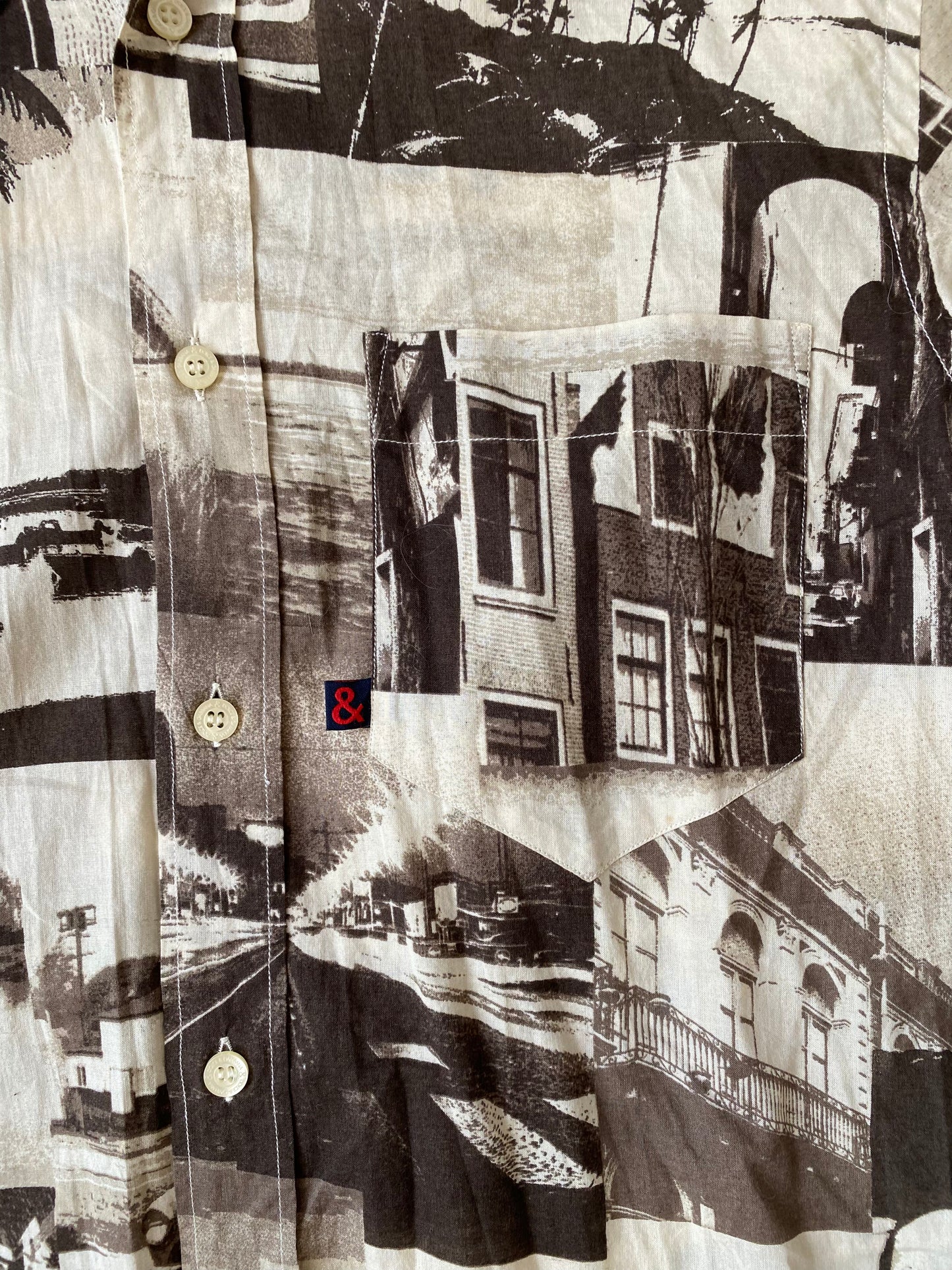 Dolce & Gabbana City Scape Printed Shirt