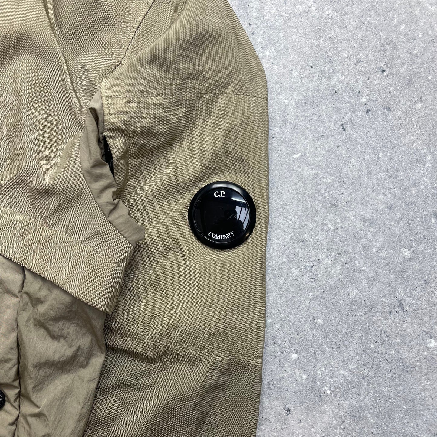 C.P. Company Light Brown Quartz Lens Jacket | XX-Large, Multicoloured