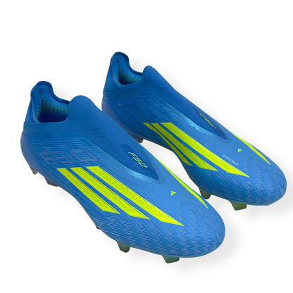 ADIDAS F50 ELITE LL FG FOOTBALL BOOTS BLUE YELLOW UK10.5 | UK 10.5, Blue