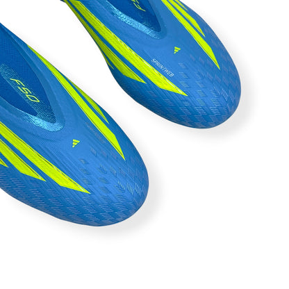ADIDAS F50 ELITE LL FG FOOTBALL BOOTS BLUE YELLOW UK10.5 | UK 10.5, Blue