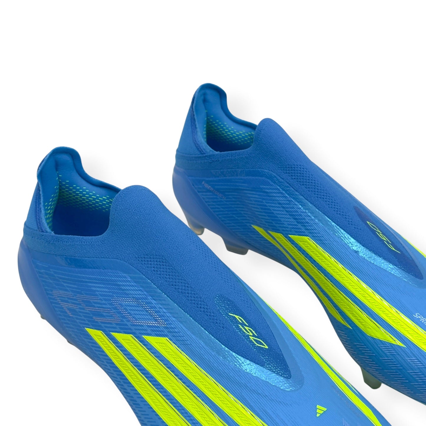 ADIDAS F50 ELITE LL FG FOOTBALL BOOTS BLUE YELLOW UK10.5 | UK 10.5, Blue
