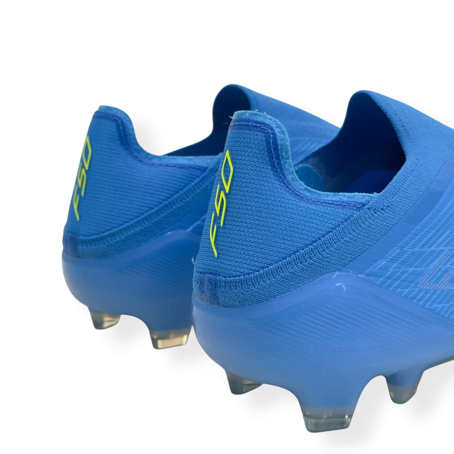 ADIDAS F50 ELITE LL FG FOOTBALL BOOTS BLUE YELLOW UK10.5 | UK 10.5, Blue