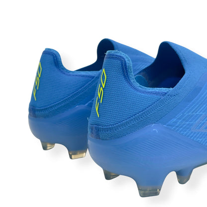 ADIDAS F50 ELITE LL FG FOOTBALL BOOTS BLUE YELLOW UK10.5 | UK 10.5, Blue
