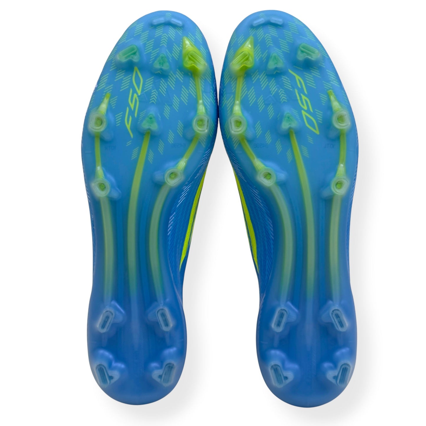 ADIDAS F50 ELITE LL FG FOOTBALL BOOTS BLUE YELLOW UK10.5 | UK 10.5, Blue