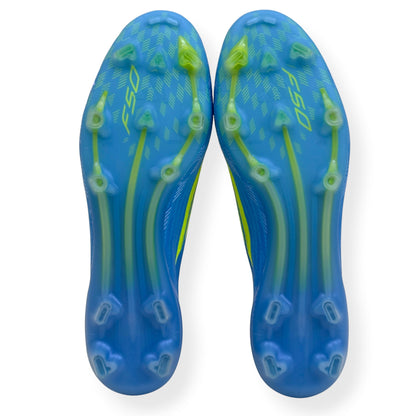 ADIDAS F50 ELITE LL FG FOOTBALL BOOTS BLUE YELLOW UK10.5 | UK 10.5, Blue