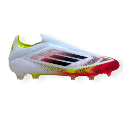 ADIDAS F50 ELITE LL FG FOOTBALL BOOTS WHITE / RED / YELLOW UK10.5 | UK 10.5, Multicoloured