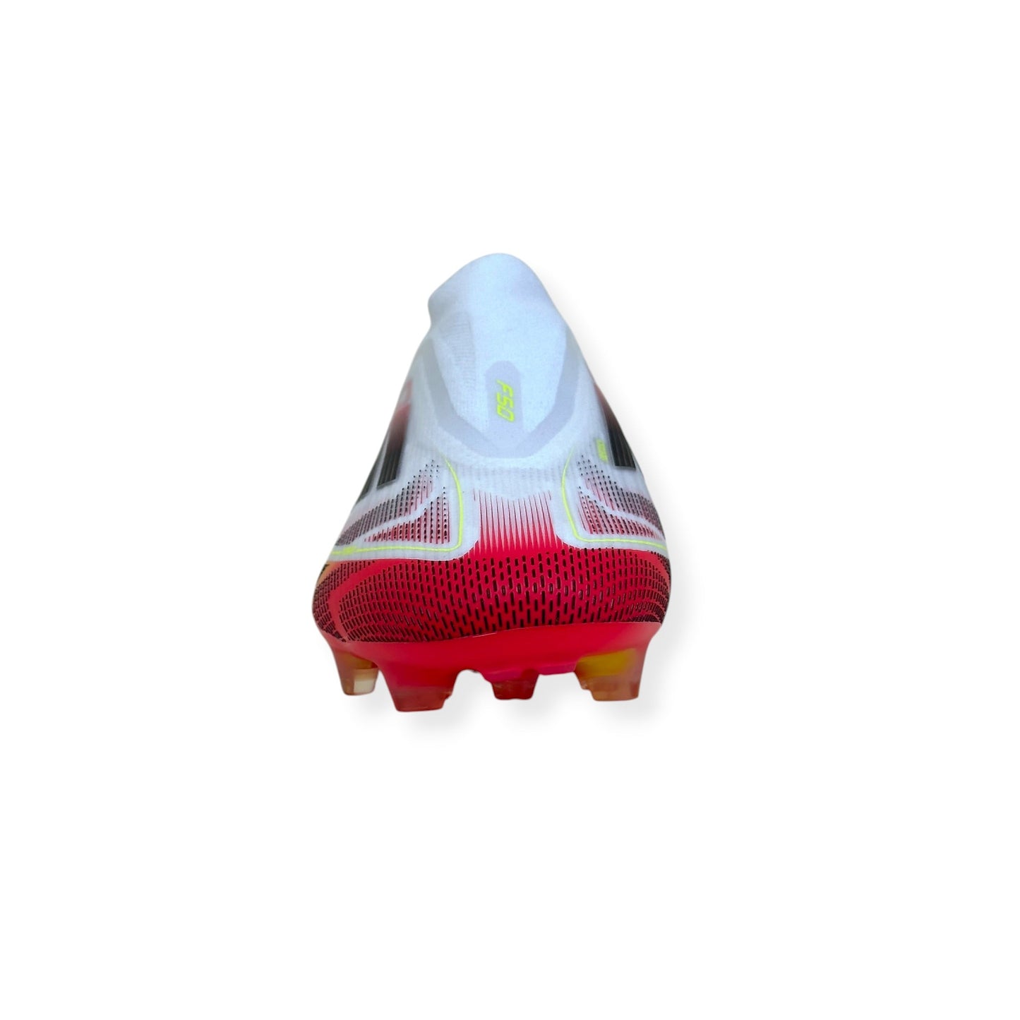 ADIDAS F50 ELITE LL FG FOOTBALL BOOTS WHITE / RED / YELLOW UK10.5 | UK 10.5, Multicoloured