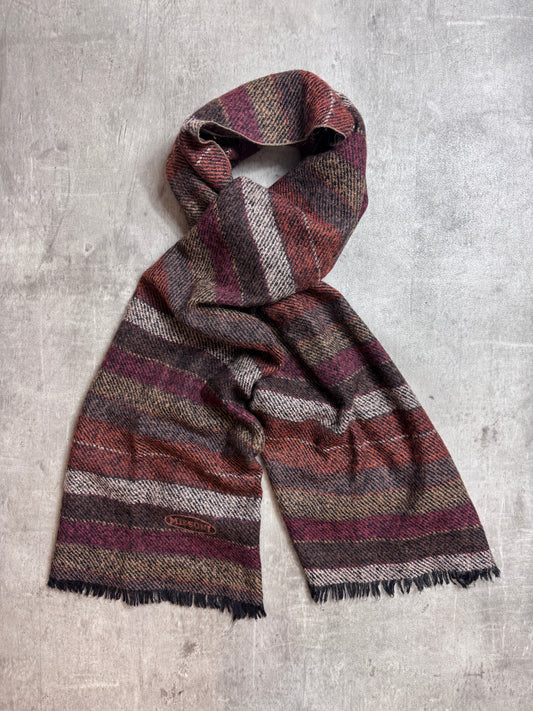 Missoni Brown Wool Abstract Blanket Scarf