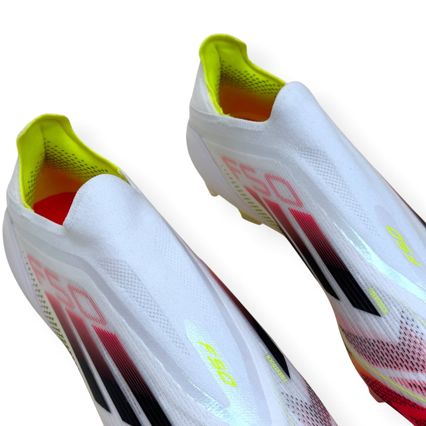 ADIDAS F50 ELITE LL FG FOOTBALL BOOTS WHITE / RED / YELLOW UK10.5 | UK 10.5, Multicoloured