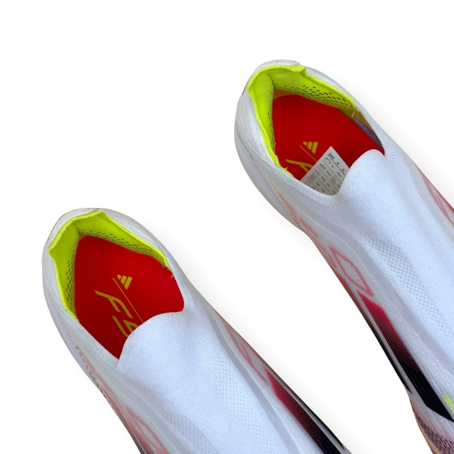 ADIDAS F50 ELITE LL FG FOOTBALL BOOTS WHITE / RED / YELLOW UK10.5 | UK 10.5, Multicoloured