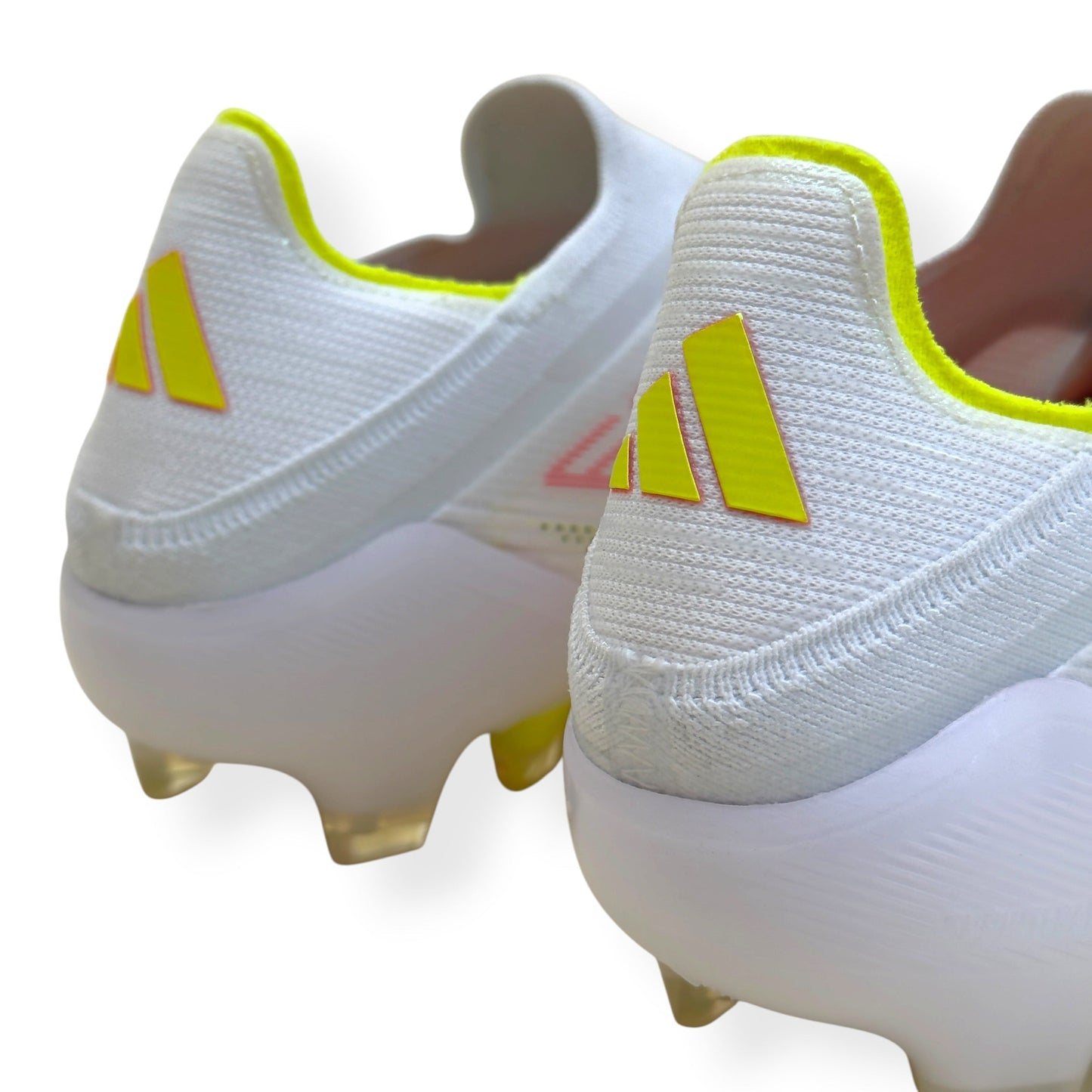 ADIDAS F50 ELITE LL FG FOOTBALL BOOTS WHITE / RED / YELLOW UK10.5 | UK 10.5, Multicoloured