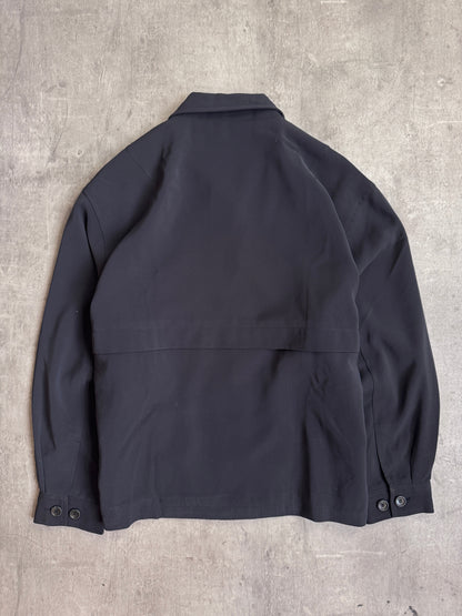 Balenciaga Silk Lined Button Down Blouson