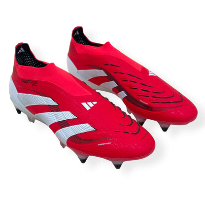 ADIDAS PREDATOR ELITE LL SG FOOTBALL BOOTS RED UK 10.5 | UK 10.5, Red
