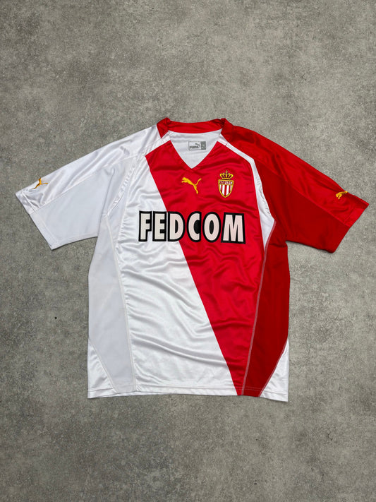 2004/06 Puma AS Monaco European "Chevanton" Home Football Shirt