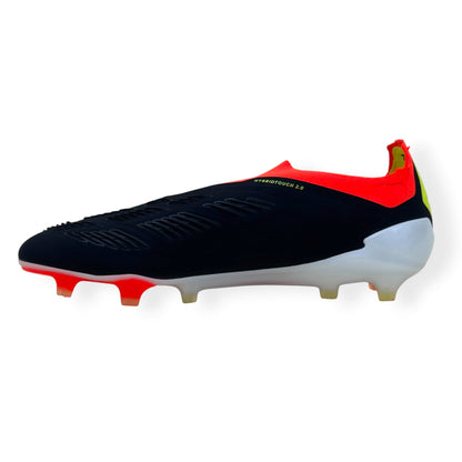 ADIDAS PREDATOR ELITE LL FG FOOTBALL BOOTS BLACK / RED UK10.5 | UK 10.5, Black