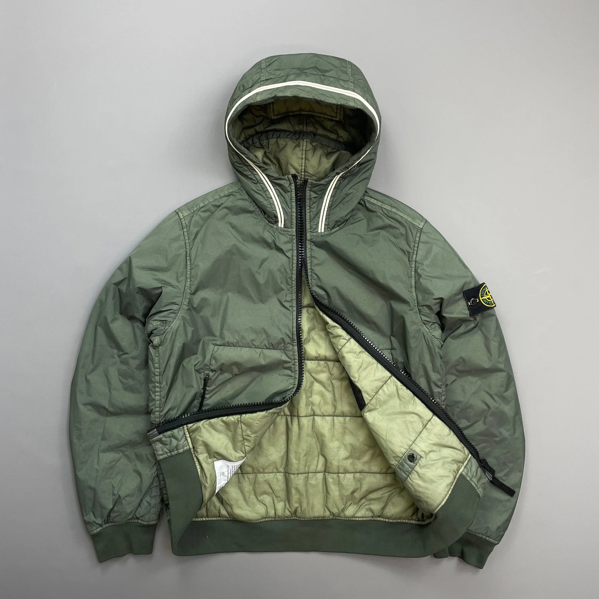 Garment Dyed Stone Island Double Pocket Smock Jacket Stone Island