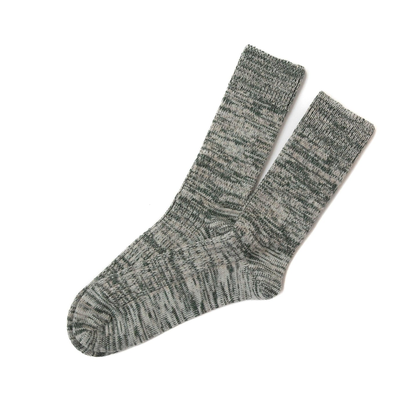 VT Mixed Knit Green Socks - Known Source