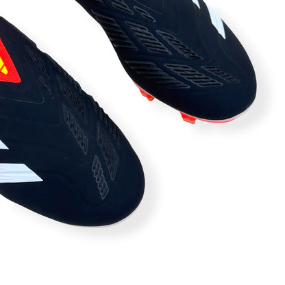 ADIDAS PREDATOR ELITE LL FG FOOTBALL BOOTS BLACK / RED UK10.5 | UK 10.5, Black
