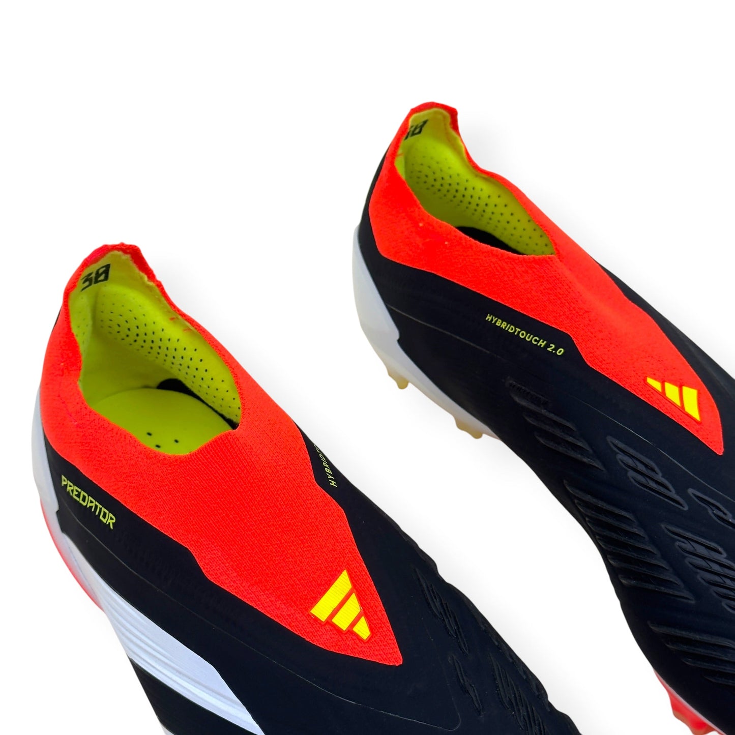 ADIDAS PREDATOR ELITE LL FG FOOTBALL BOOTS BLACK / RED UK10.5 | UK 10.5, Black
