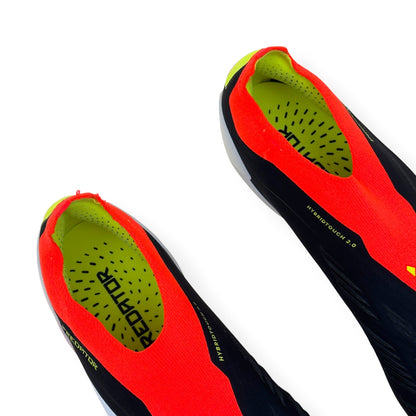 ADIDAS PREDATOR ELITE LL FG FOOTBALL BOOTS BLACK / RED UK10.5 | UK 10.5, Black