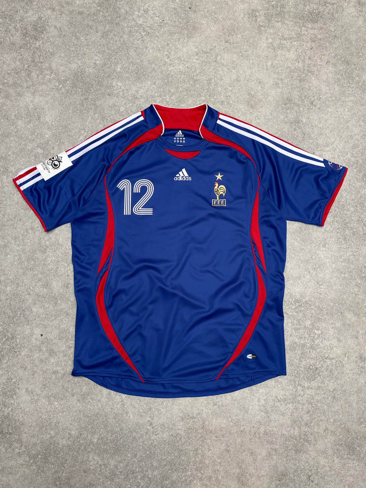 2006 Adidas France Home "Thierry Henry" Football Shirt