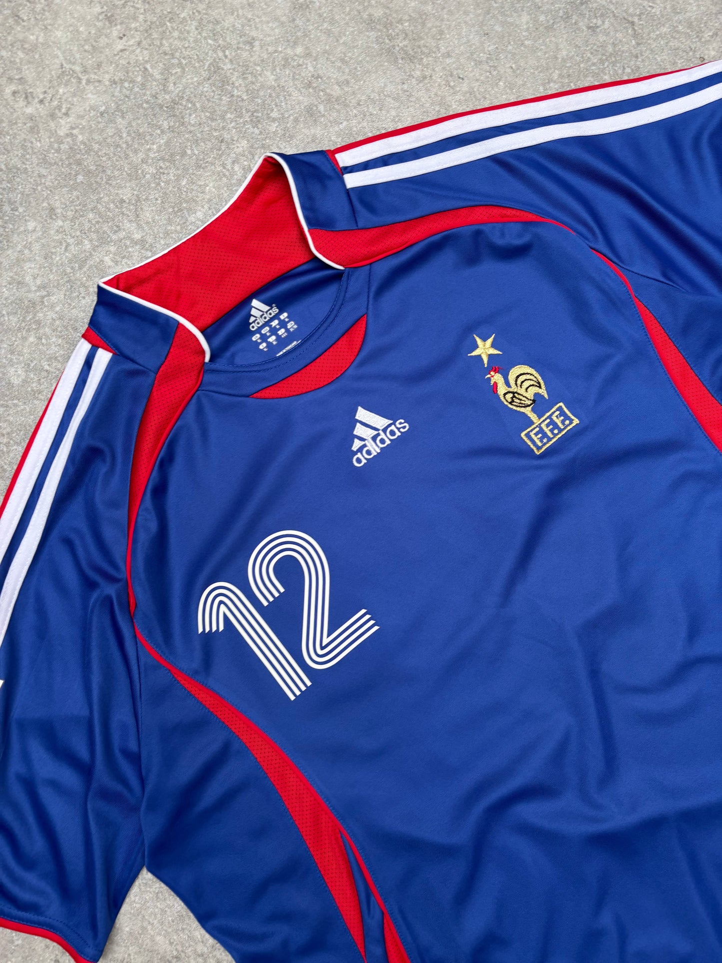 2006 Adidas France Home "Thierry Henry" Football Shirt