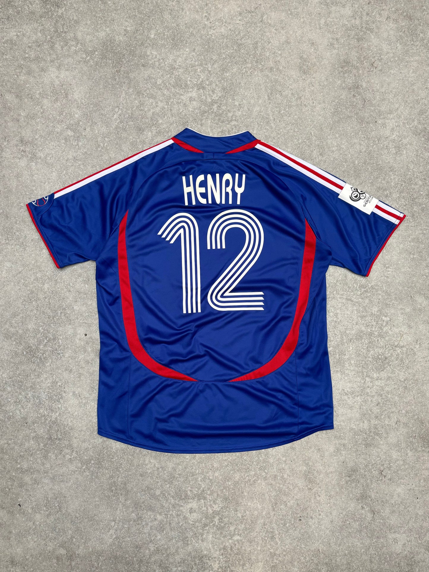 2006 Adidas France Home "Thierry Henry" Football Shirt