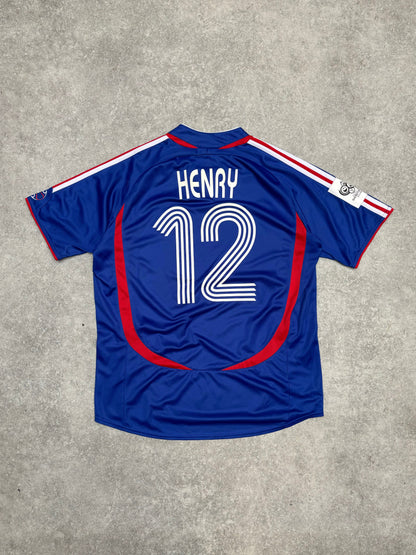 2006 Adidas France Home "Thierry Henry" Football Shirt