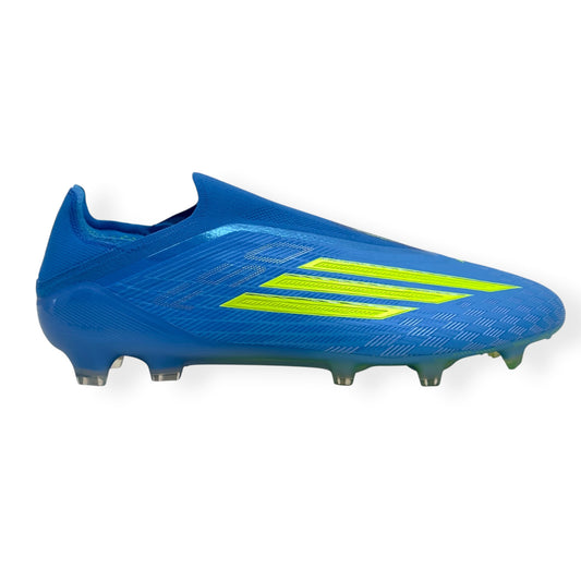 ADIDAS F50 ELITE LL FG FOOTBALL BOOTS BLUE / YELLOW UK10.5 | UK 10.5, Blue