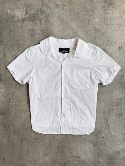 2017 CDG Tricot White Poplin Cotton Shirt