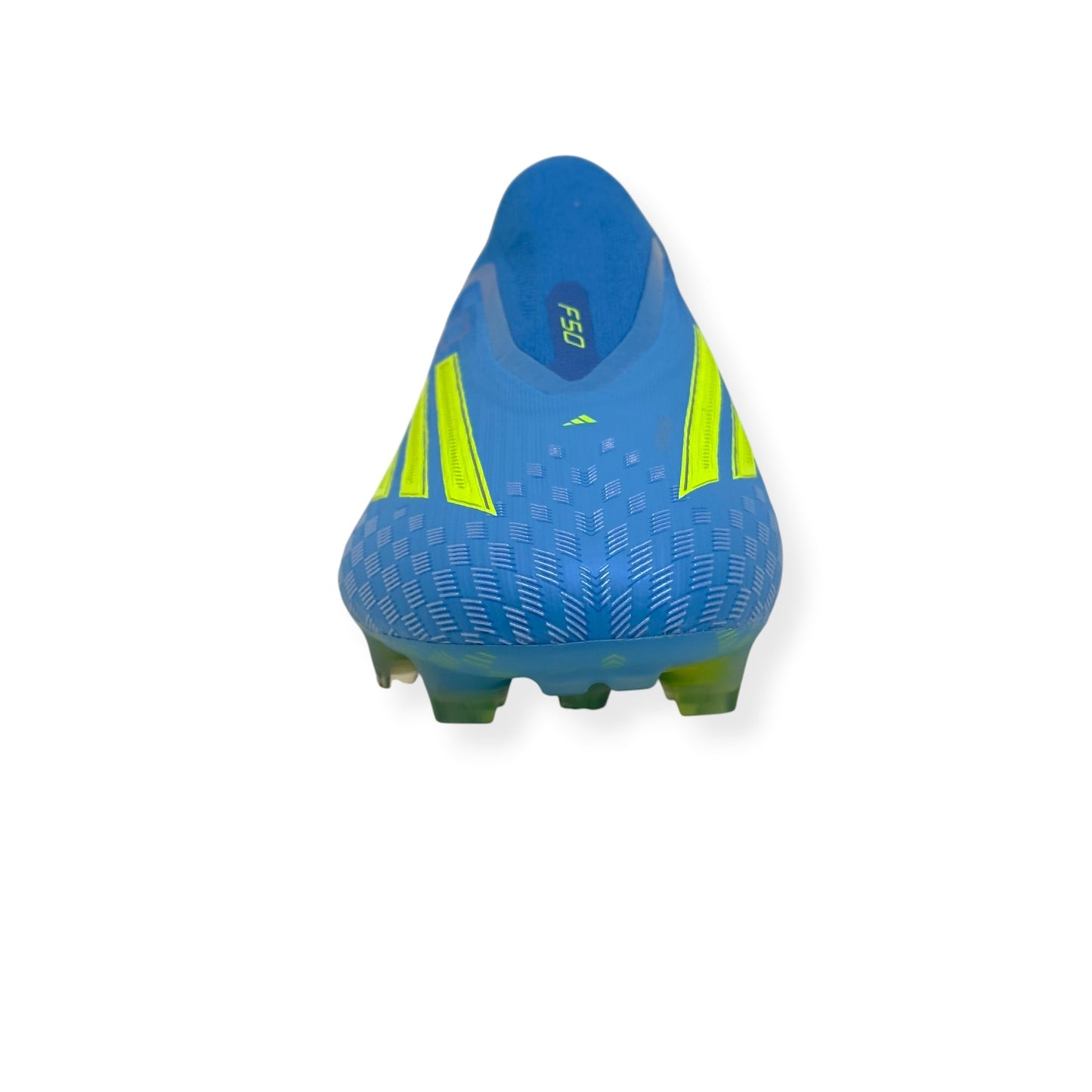 ADIDAS F50 ELITE LL FG FOOTBALL BOOTS BLUE / YELLOW UK10.5 | UK 10.5, Blue