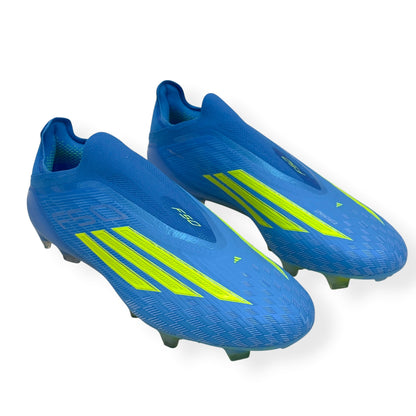 ADIDAS F50 ELITE LL FG FOOTBALL BOOTS BLUE / YELLOW UK10.5 | UK 10.5, Blue
