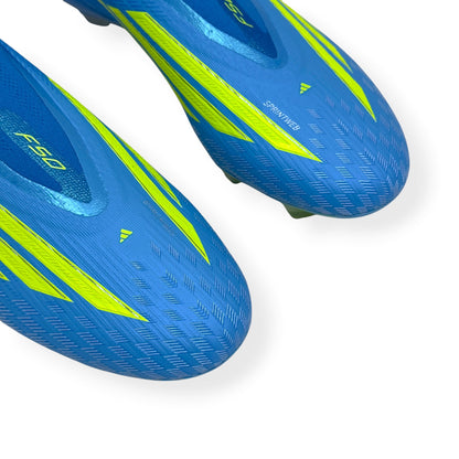 ADIDAS F50 ELITE LL FG FOOTBALL BOOTS BLUE / YELLOW UK10.5 | UK 10.5, Blue
