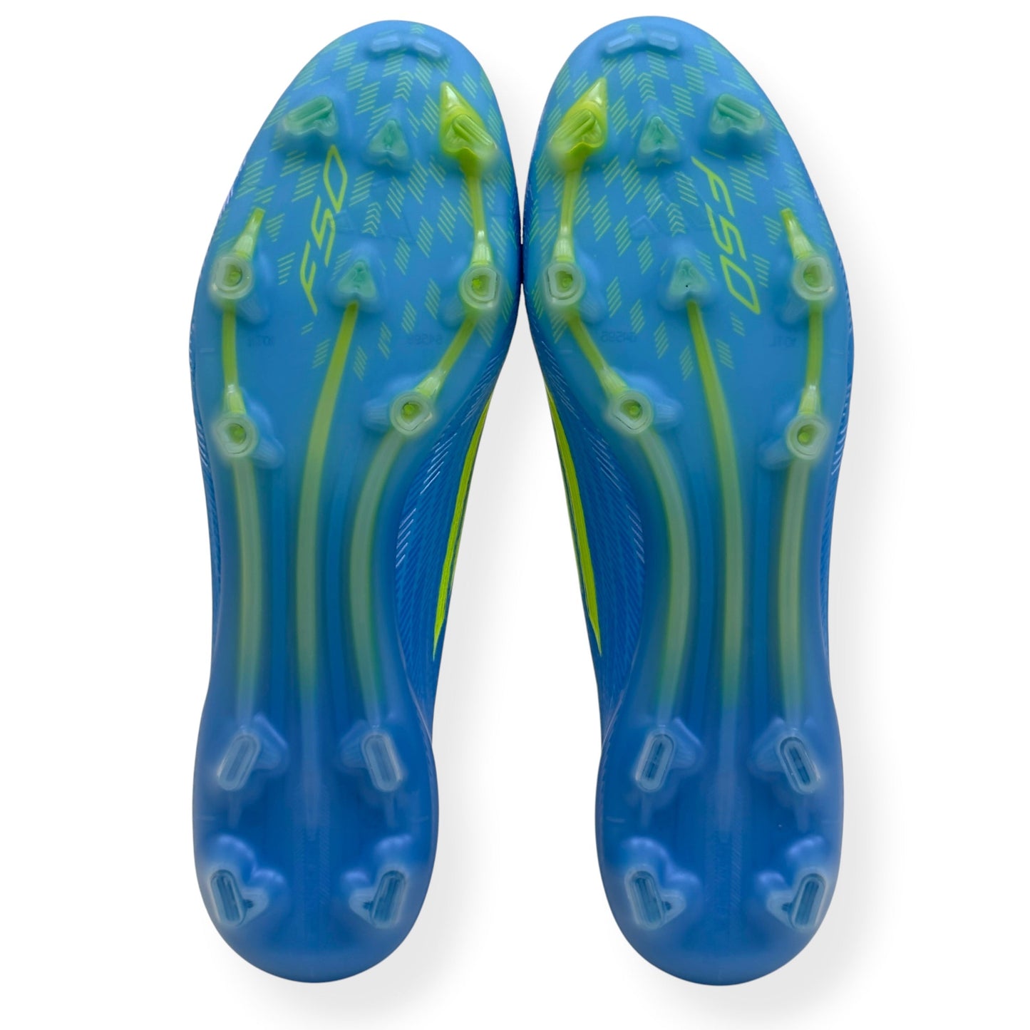 ADIDAS F50 ELITE LL FG FOOTBALL BOOTS BLUE / YELLOW UK10.5 | UK 10.5, Blue