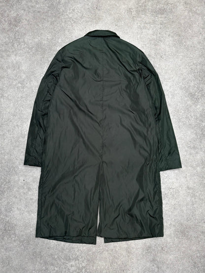 Prada Single-Breasted Nylon Puffer Coat