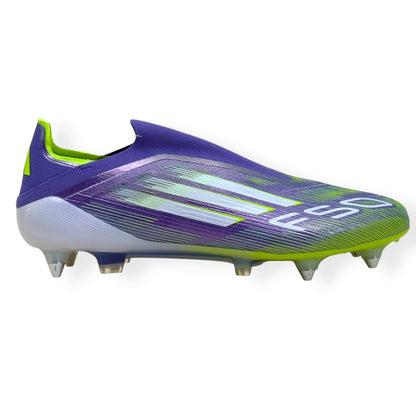 ADIDAS F50 ELITE LL SG FOOTBALL BOOTS PURPLE / GREEN UK10.5 | UK 10.5, Green