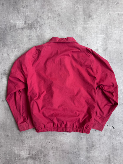 Burberry Nova Check Lined Red Zip Up Harrington Jacket