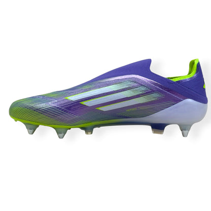 ADIDAS F50 ELITE LL SG FOOTBALL BOOTS PURPLE / GREEN UK10.5 | UK 10.5, Green