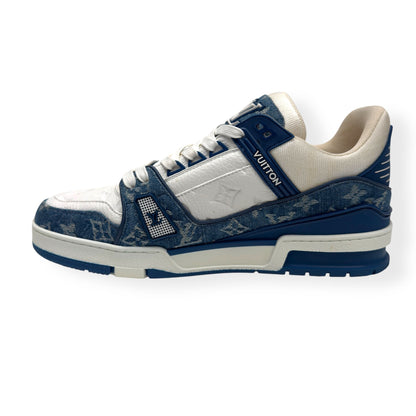 LOUIS VUITTON DENIM LV TRAINER BLUE UK8 | UK 8, Blue