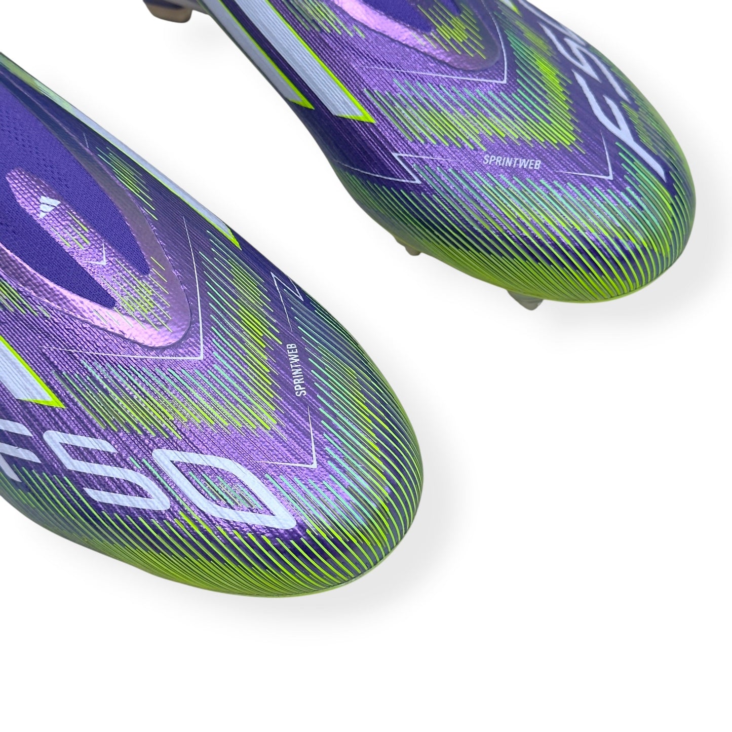 ADIDAS F50 ELITE LL SG FOOTBALL BOOTS PURPLE / GREEN UK10.5 | UK 10.5, Green