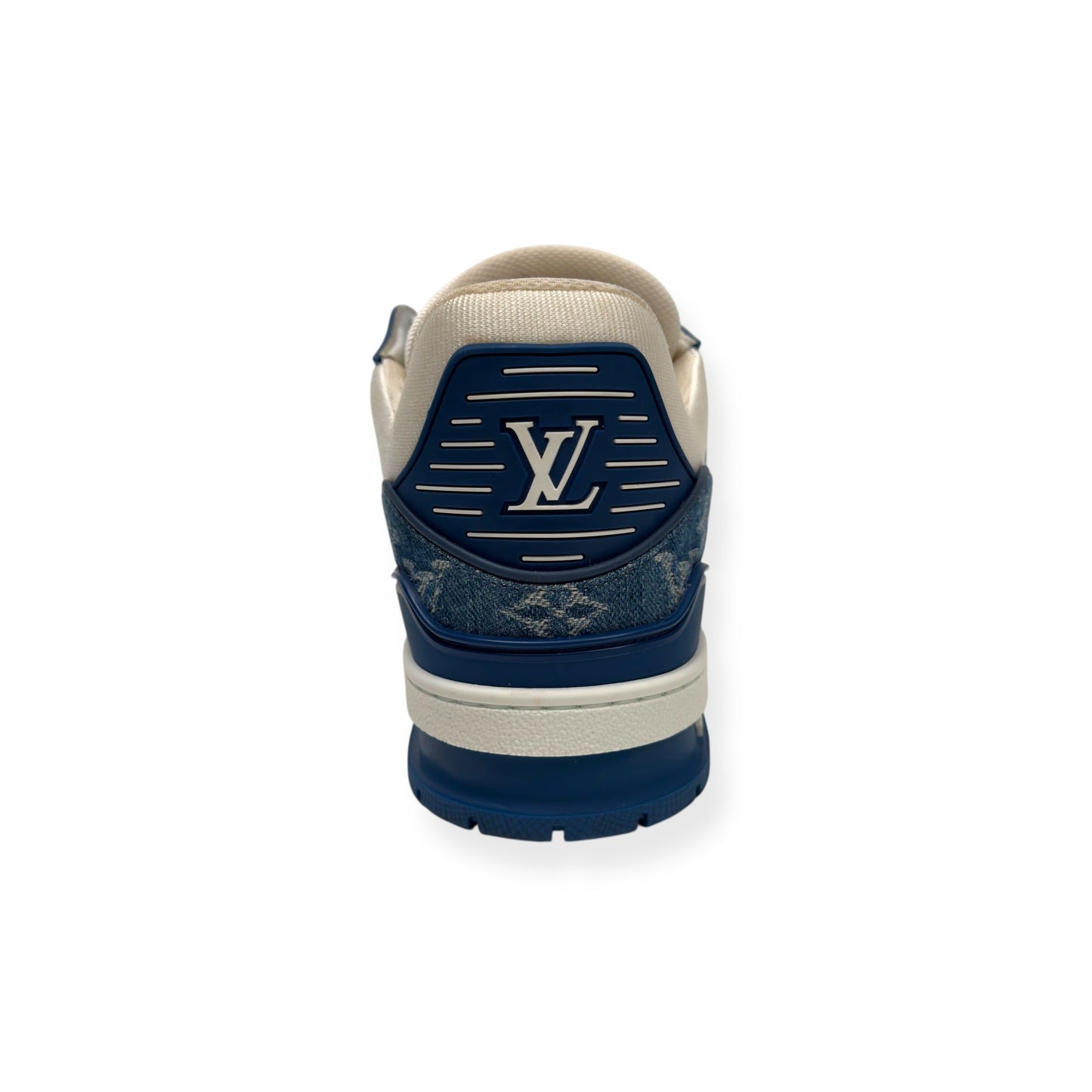 LOUIS VUITTON DENIM LV TRAINER BLUE UK8 | UK 8, Blue