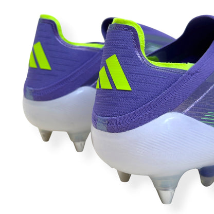 ADIDAS F50 ELITE LL SG FOOTBALL BOOTS PURPLE / GREEN UK10.5 | UK 10.5, Green