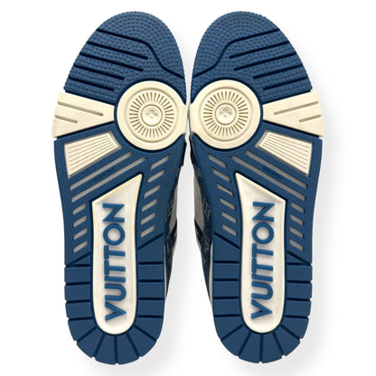 LOUIS VUITTON DENIM LV TRAINER BLUE UK8 | UK 8, Blue